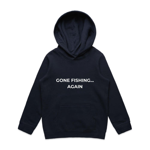 Gone Fishing Again.. Kids Hoodie