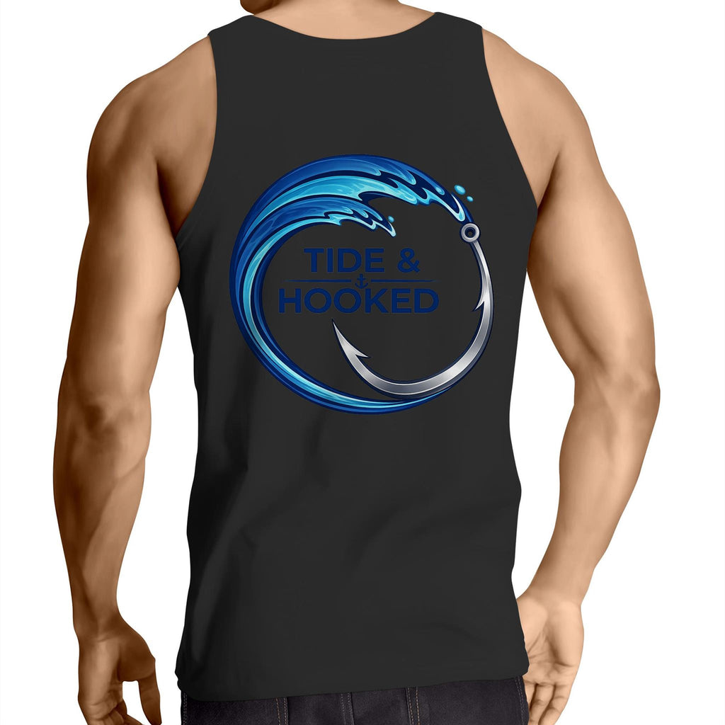 Tide & Hooked Lowdown - Mens Singlet Top