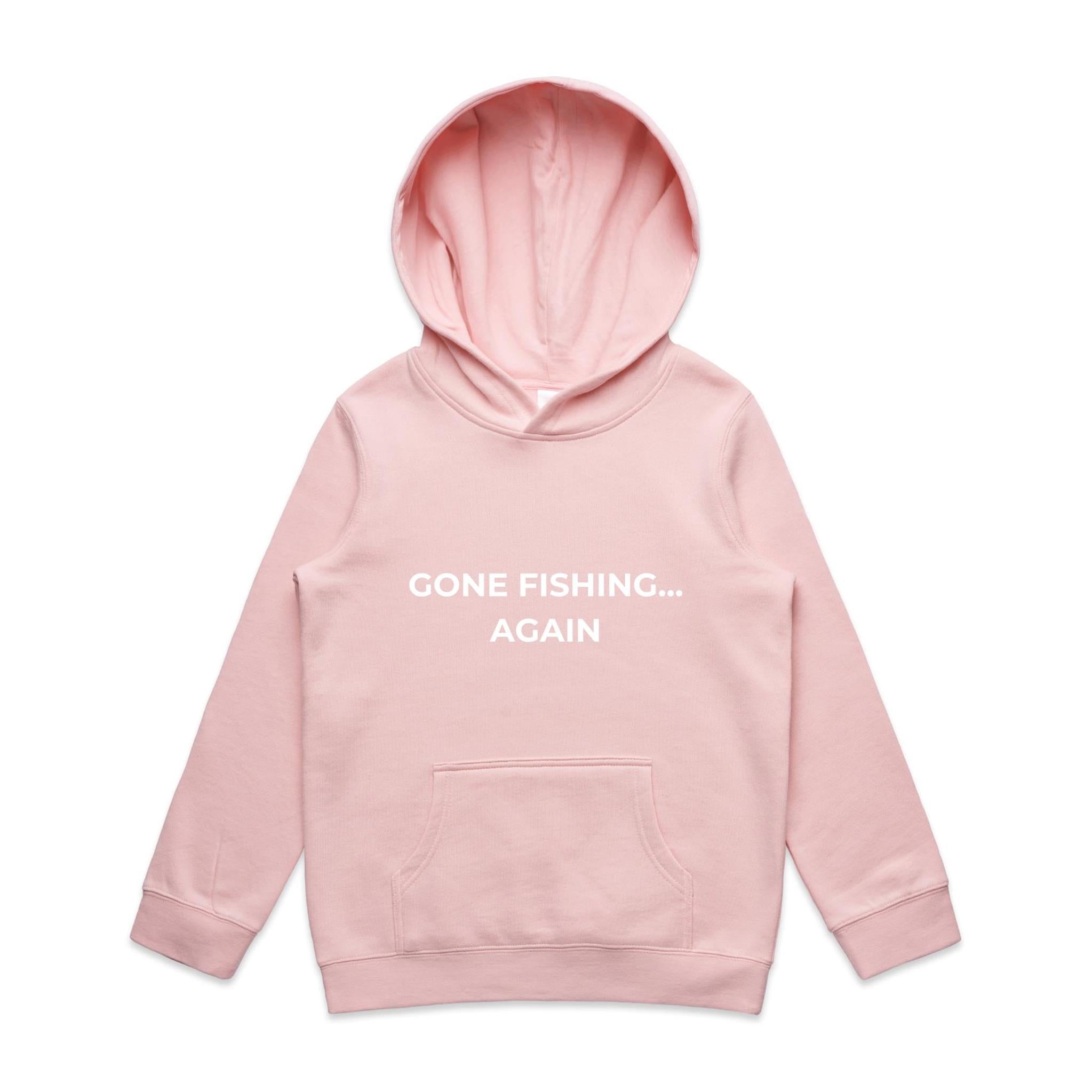 Gone Fishing Again.. Kids Hoodie