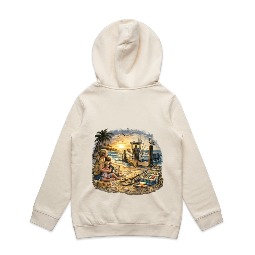 Gone Fishing Again.. Kids Hoodie