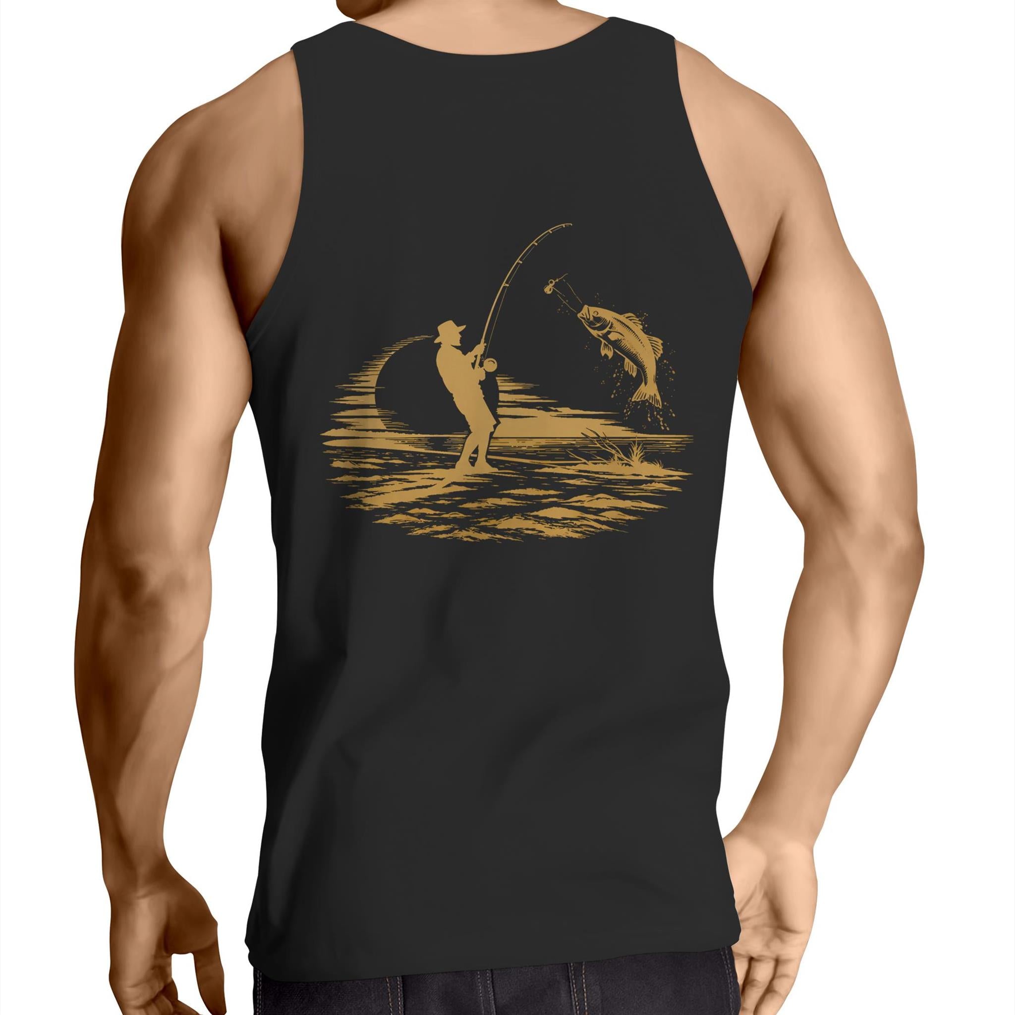 If Its Not On The Reel It Didn't Happen Lowdown - Mens Singlet Top