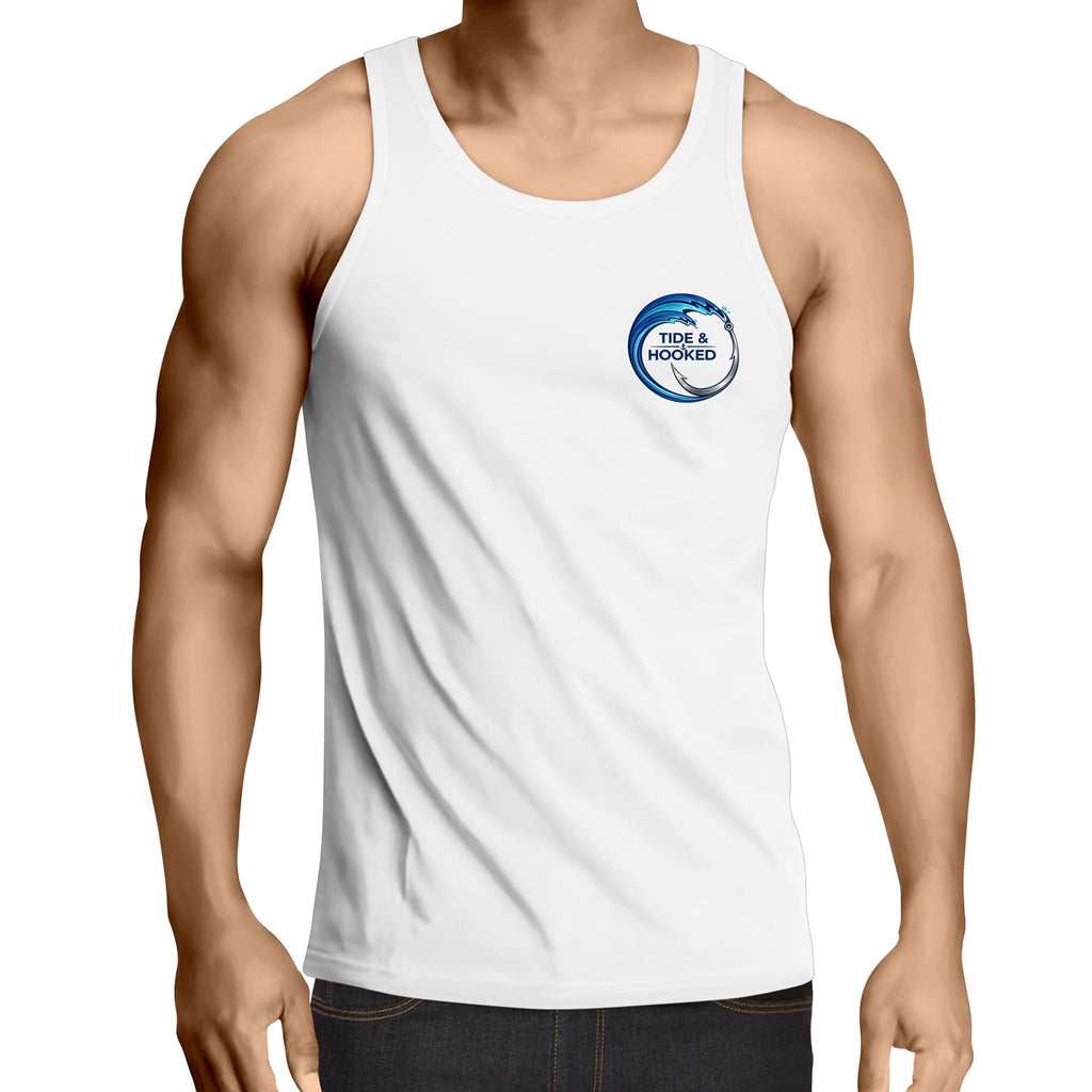 Tide & Hooked Lowdown - Mens Singlet Top