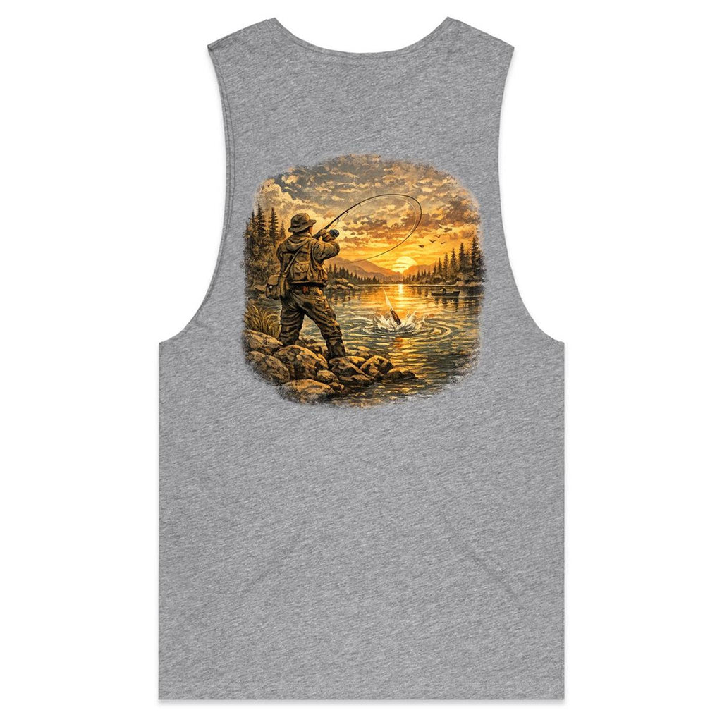 One More Cast Barnard - Mens Tank Top Tee