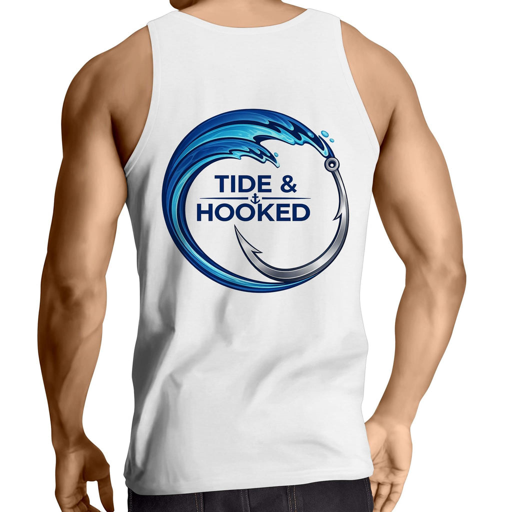 Tide & Hooked Lowdown - Mens Singlet Top